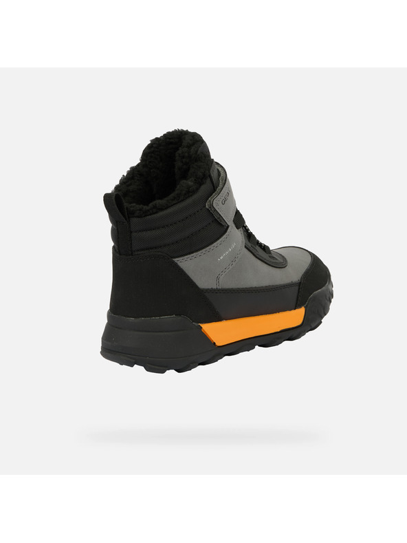 Geox Čierna chlapčenská zimná obuv Geox Trekkyup B Abx
