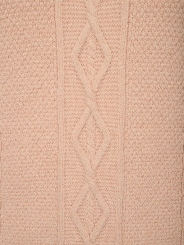 Orsay Svetlo ružové dámske svetrové šaty ORSAY