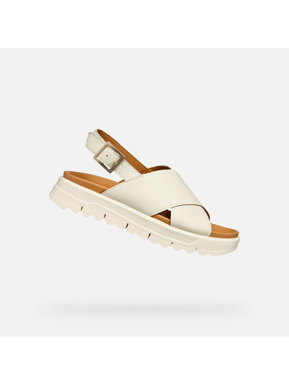 Geox Biele dámske sandále Geox Xand 2.1S