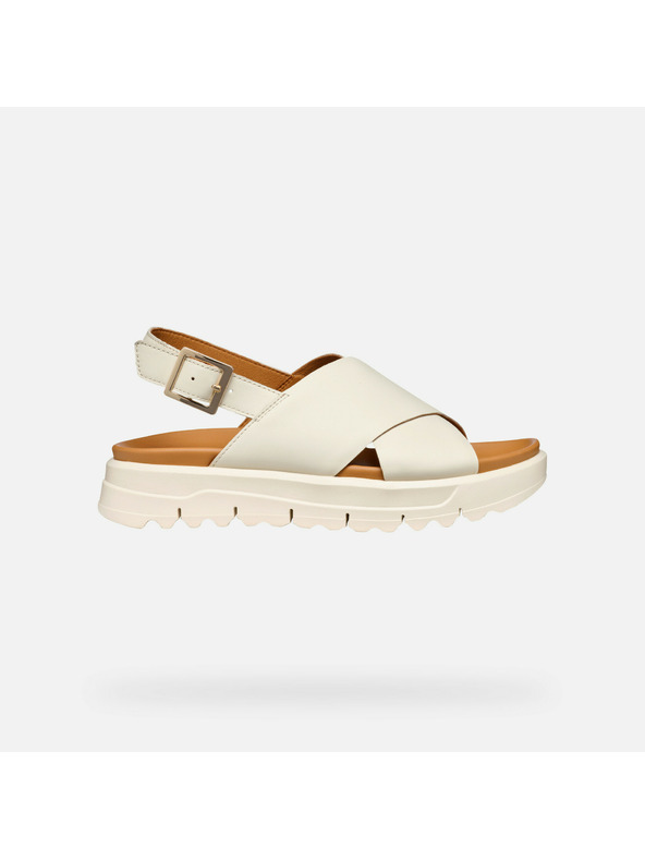 Geox Biele dámske sandále Geox Xand 2.1S