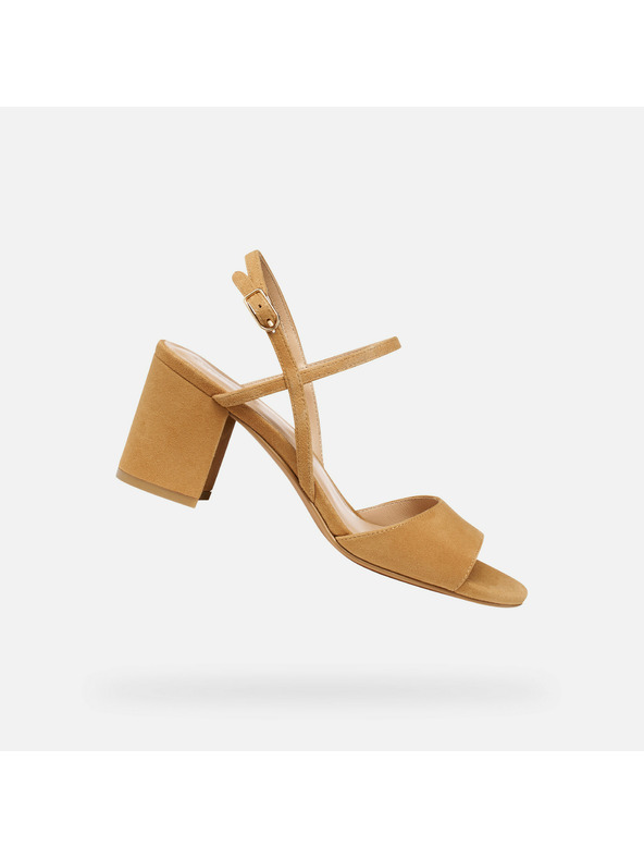 Geox Svetlo hnedé dámske sandále Geox Virnilisa 65 S