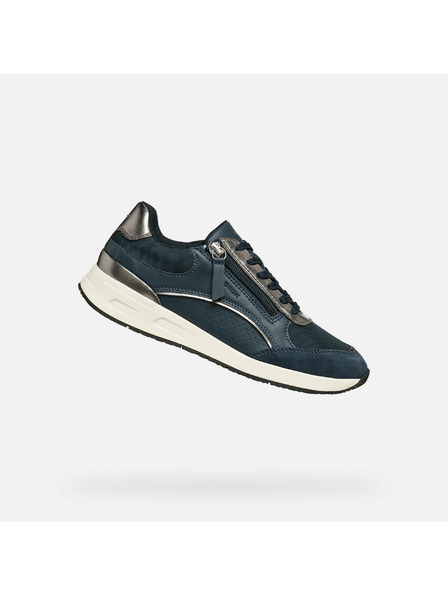 Geox Tmavomodré dámske tenisky Geox Bulmya