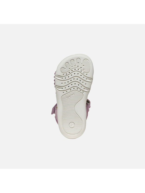 Geox Ružové dievčenské barefoot sandále Geox Sandal Steppieup