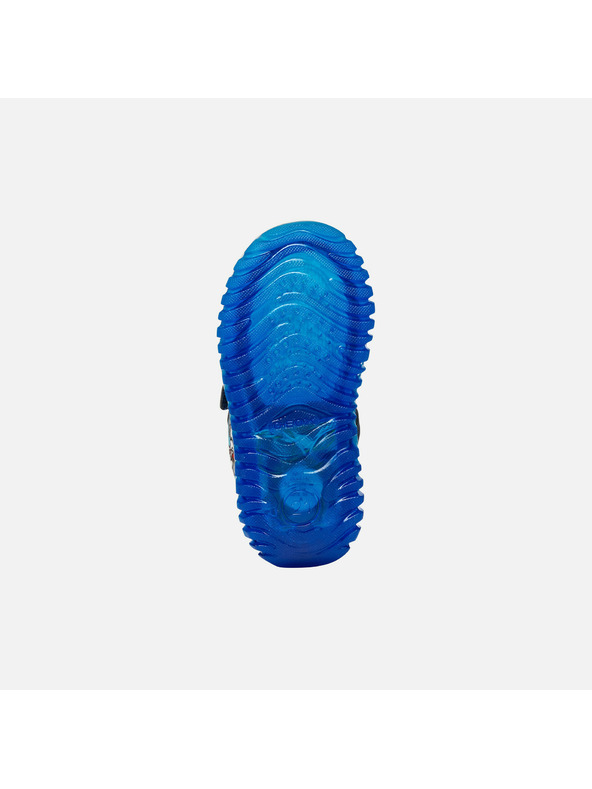 Geox Modré chlapčenské svietiace tenisky Geox Lightyloo