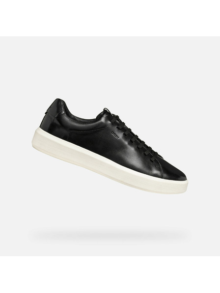 Geox Čierne pánske tenisky Geox Velletri