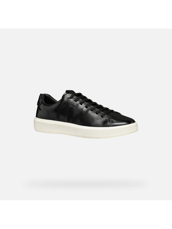 Geox Čierne pánske tenisky Geox Velletri