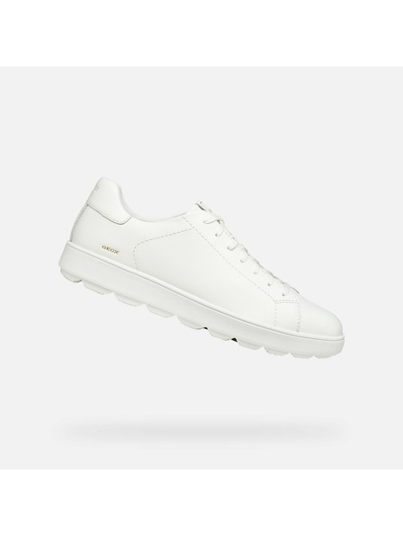 Geox Biele pánske tenisky Geox Spherica Ecub-1 B