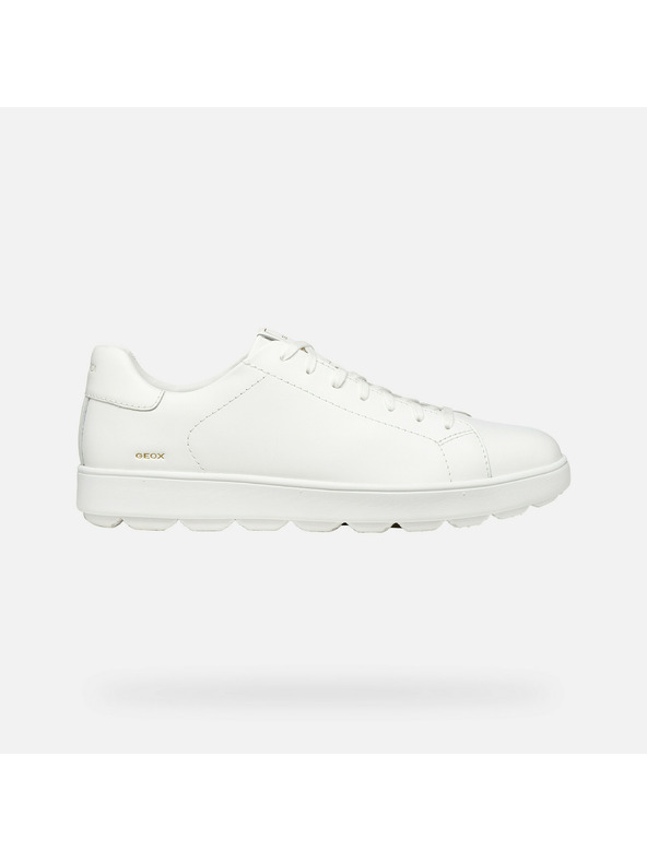 Geox Biele pánske tenisky Geox Spherica Ecub-1 B