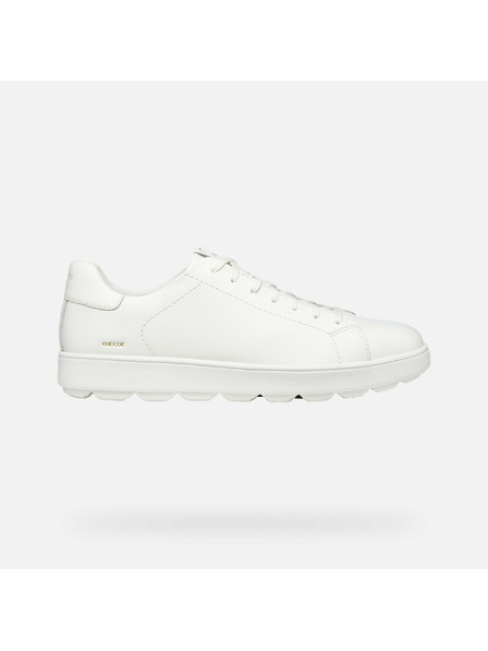Geox Biele pánske tenisky Geox Spherica Ecub-1 B
