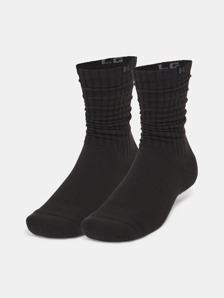 Under Armour Unisex ponožky Under Armour Sportswear Ctn Scrunch Crew-BLK