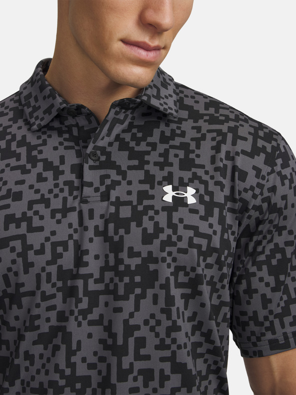 Under Armour Pánske tričko Under Armour UA T2G Printed Polo-BLK