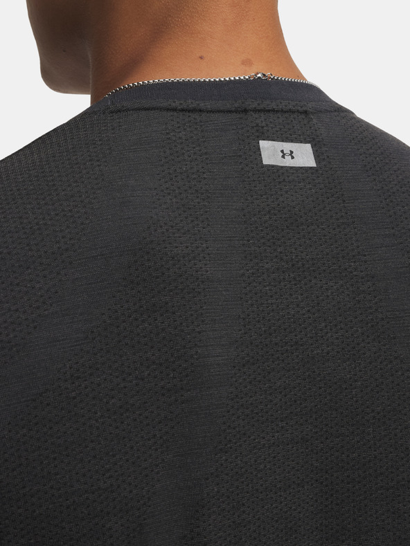 Under Armour Pánske tričko Under Armour UA TRAIL RUN Wool LS-BLK