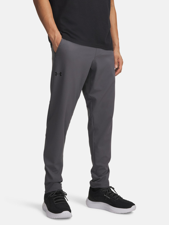 Under Armour Pánske športové nohavice Under Armour Vanish Woven Tapered Pants-GRY