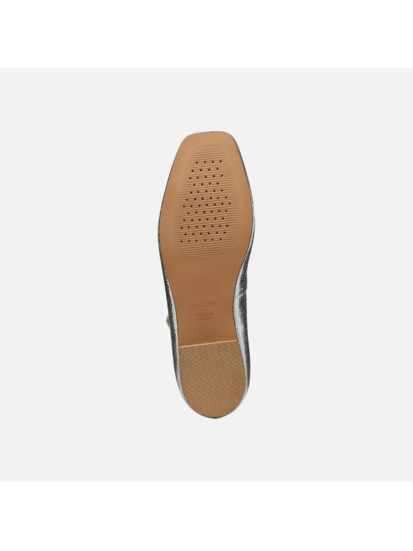 Geox Strieborné dámske baleríny Geox Marsilea