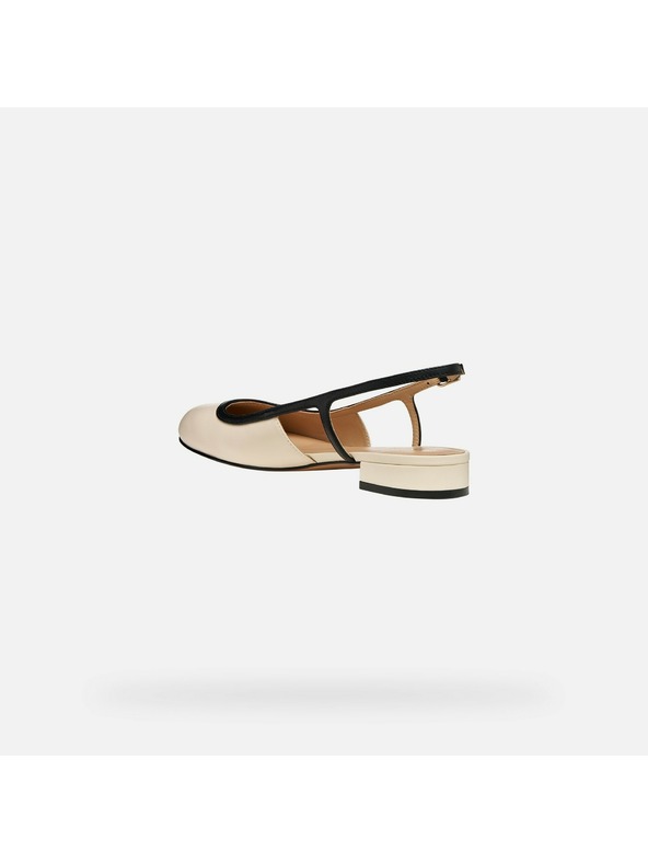 Geox Krémové dámske balerínky Geox Virnilisa B