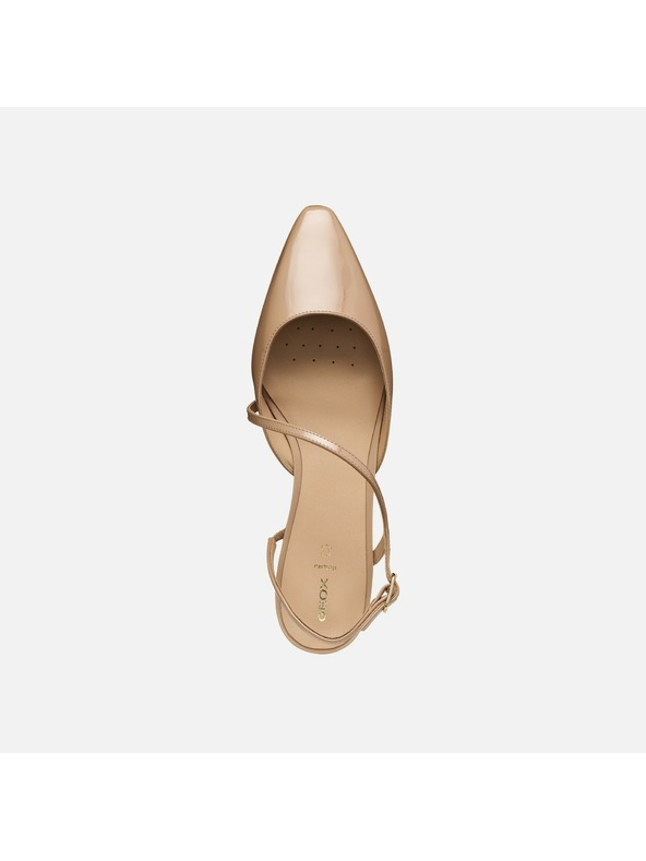 Geox Svetlohnedé dámske baleríny Geox Giselda15