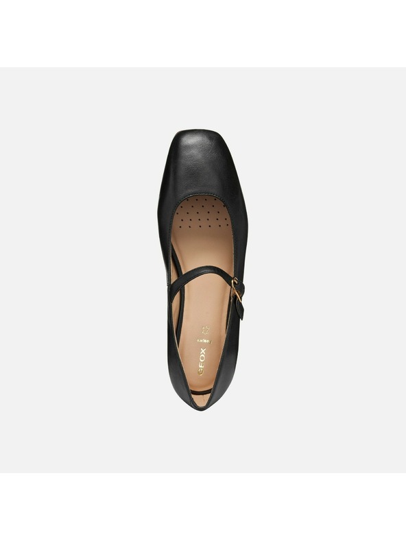 Geox Čierne dámske balerínky Geox Marsilea