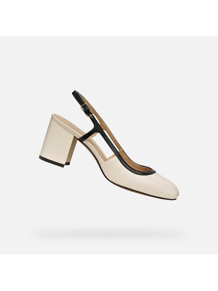 Geox Smotanová dámska obuv na podpätku Geox Virnilisa 65