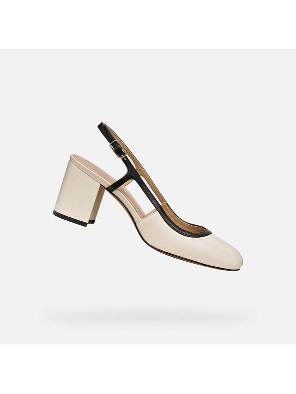 Geox Smotanová dámska obuv na podpätku Geox Virnilisa 65