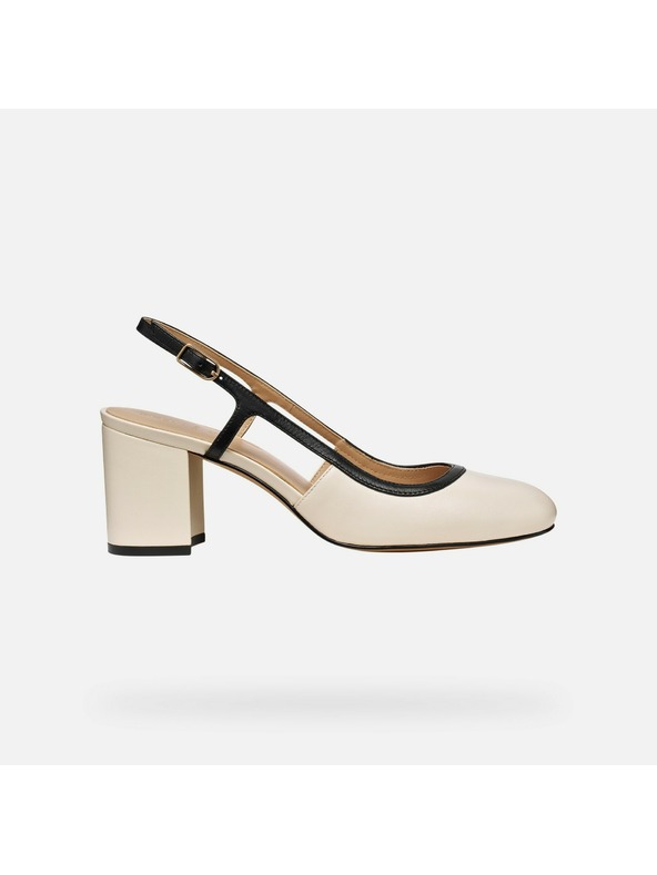 Geox Smotanová dámska obuv na podpätku Geox Virnilisa 65