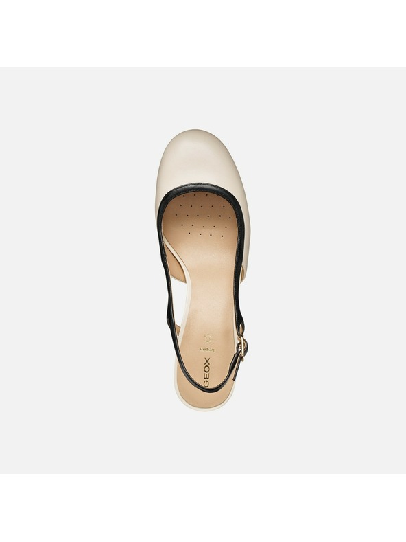 Geox Smotanová dámska obuv na podpätku Geox Virnilisa 65