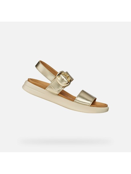 Geox Zlaté dámske sandále Geox Xand 2S
