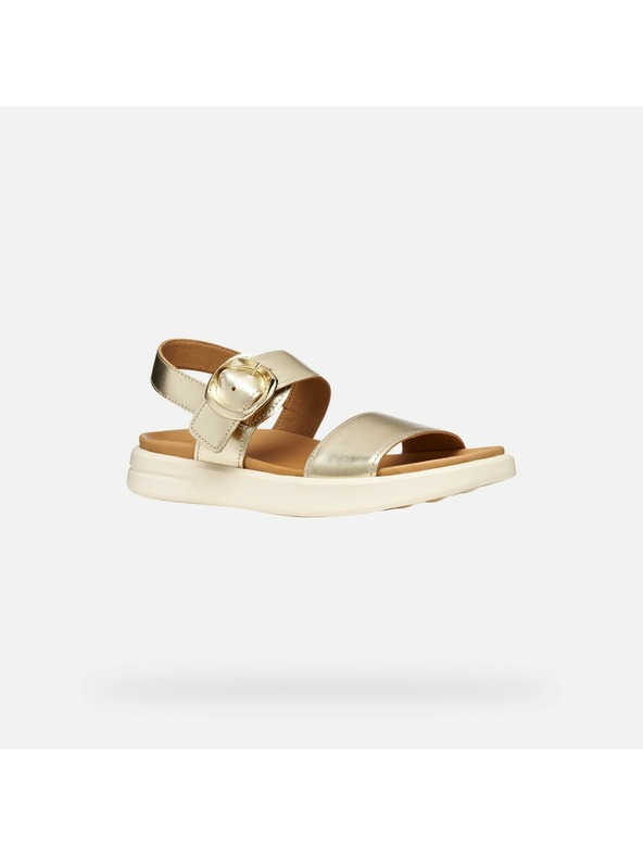 Geox Zlaté dámske sandále Geox Xand 2S