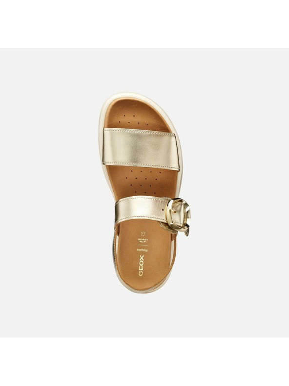 Geox Zlaté dámske sandále Geox Xand 2S