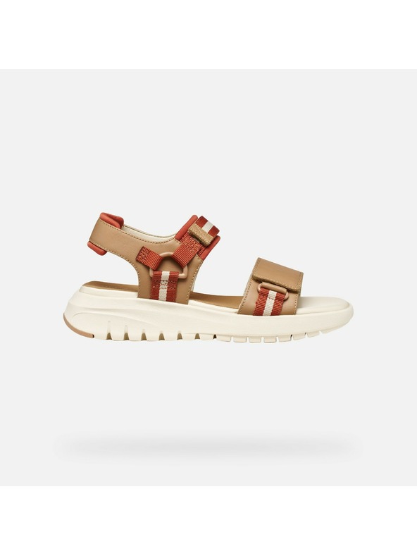 Geox Béžové dámske sandále Geox Flextride S