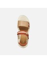 Geox Béžové dámske sandále Geox Flextride S