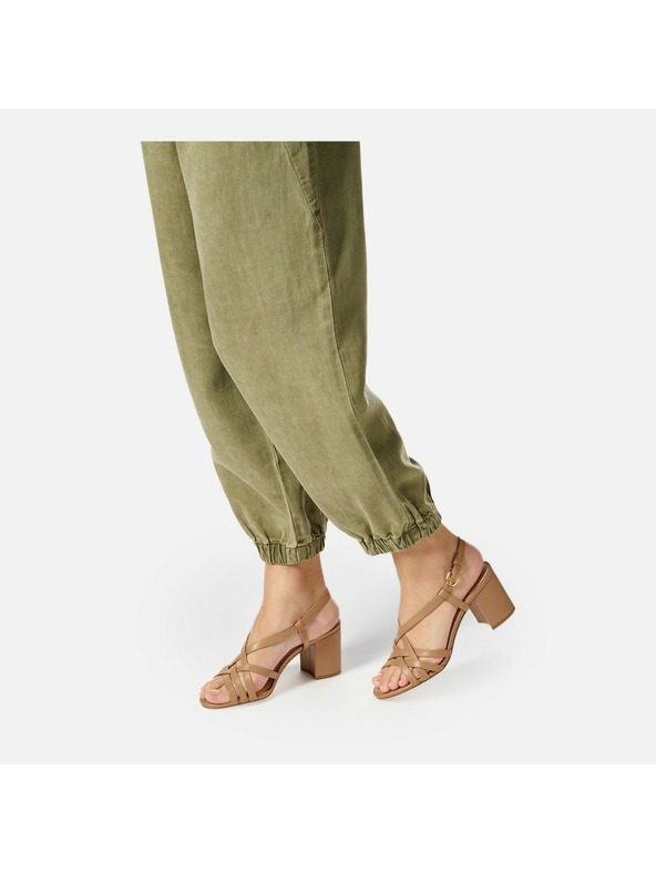 Geox Svetlohnedé dámske sandále Geox Virnilisa 65 S