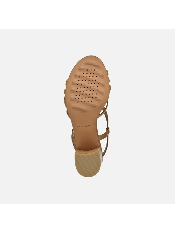 Geox Svetlohnedé dámske sandále Geox Virnilisa 65 S