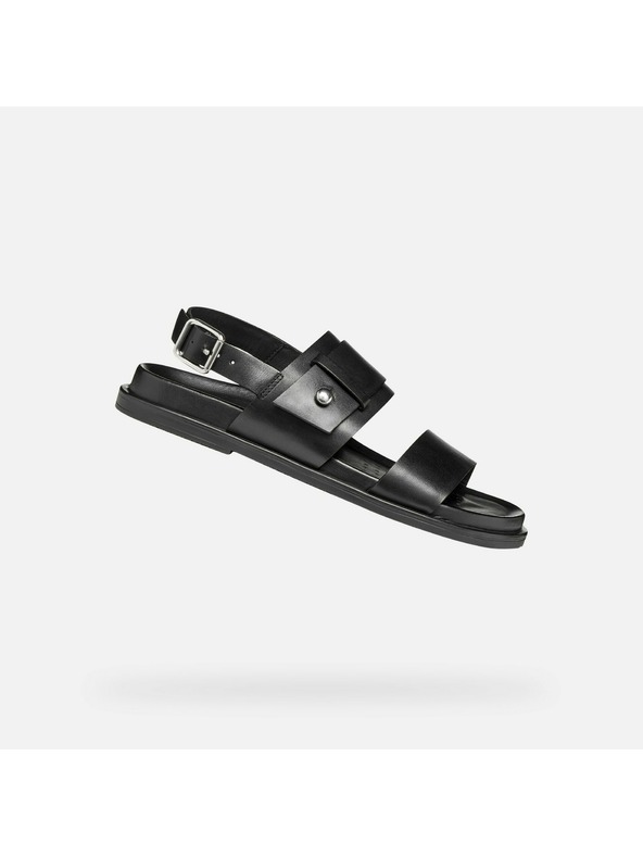 Geox Čierne dámske sandále Geox Adelash