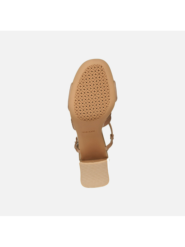 Geox Svetlohnedé dámske sandále Geox New Eraklia 80 T01