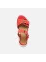 Geox Červené dámske sandále Geox Spherica Ecub-3 S