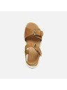 Geox Hnedé dámske sandále Geox Spherica Ecub-3 S