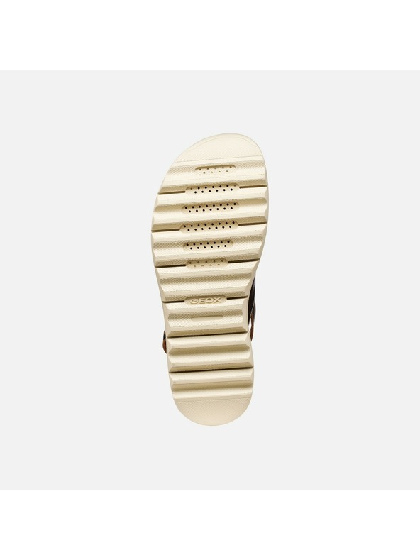 Geox Béžové dámske sandále Geox Xand 2.1S