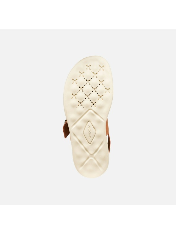 Geox Svetlohnedé dámske sandále Geox Xand 2S
