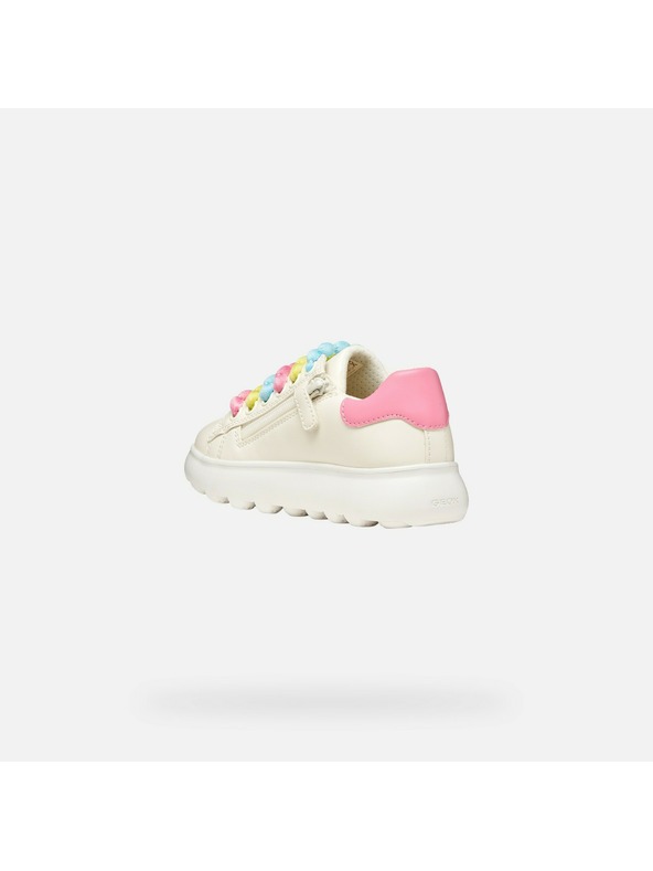 Geox Biele dievčenské tenisky Geox Puffypop