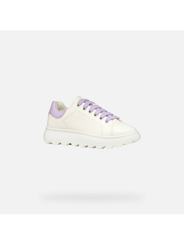 Geox Biele dievčenské tenisky Geox Puffypop