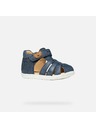 Geox Tmavo modré chlapčenské topánky pre prvé krôčky Geox Sandal Macchia
