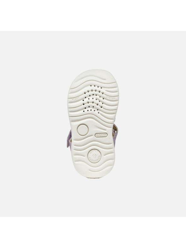 Geox Fialové dievčenské topánky pre prvé krôčky Geox Sandal Macchia