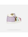 Geox Fialové dievčenské topánky pre prvé krôčky Geox Sandal Macchia
