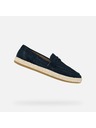 Geox Tmavo modré pánske mokasíny Geox Pantelleria