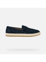 Geox Tmavo modré pánske mokasíny Geox Pantelleria