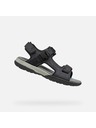 Geox Čierne pánske sandále Geox Spherica EC5