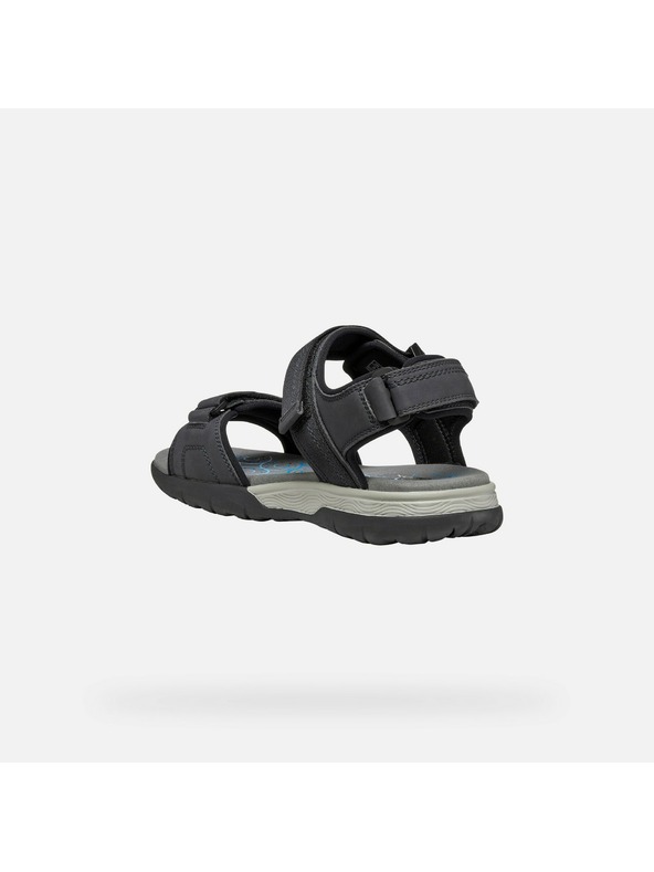 Geox Čierne pánske sandále Geox Spherica EC5