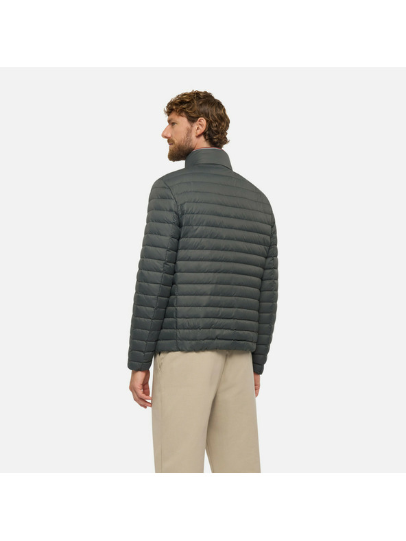 Geox Sivá pánska bunda Geox Warrens