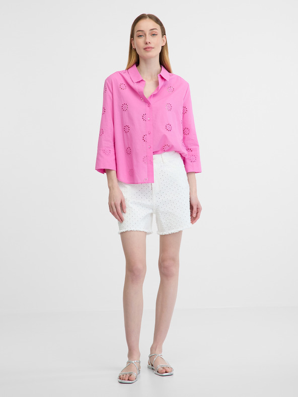 Orsay Ružová dámska košeľa ORSAY