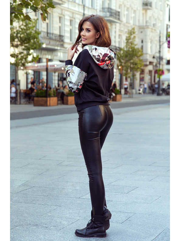 numoco Klokánová mikina s farebnými vsadkami